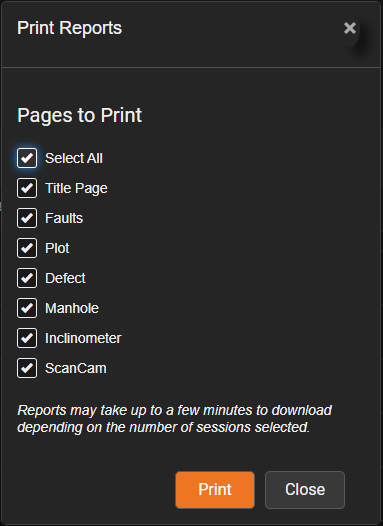 Print Reports